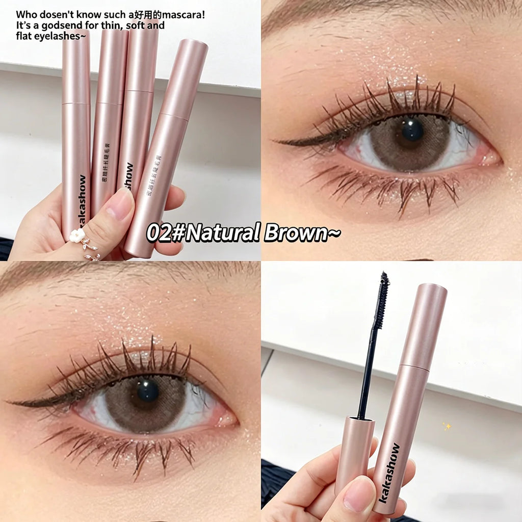 Long Lasting Curling Mascara, Waterproof & Sweatproof, No Clumping, Natural Lash Effect, Perfect for Daily Makeup